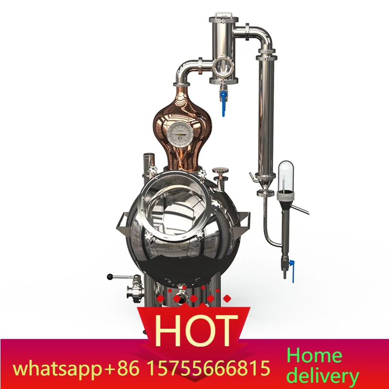 Wine Beer Distillation - 42L Gourd Shaped Distiller Home Brewing
