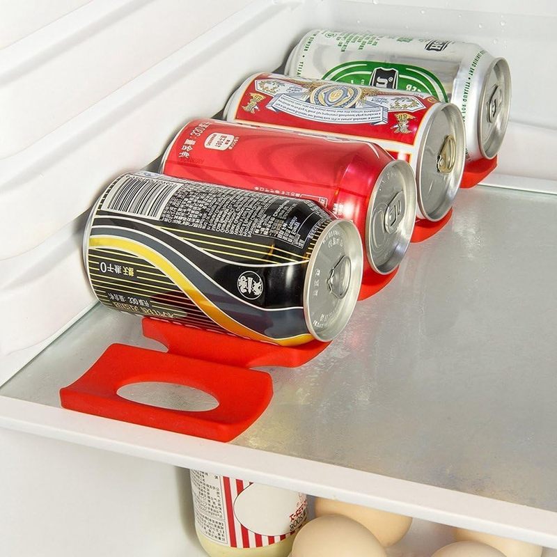 Wine Beer Fridge Cabinet - Silicone Beer Cola Wine Bottle Mats,