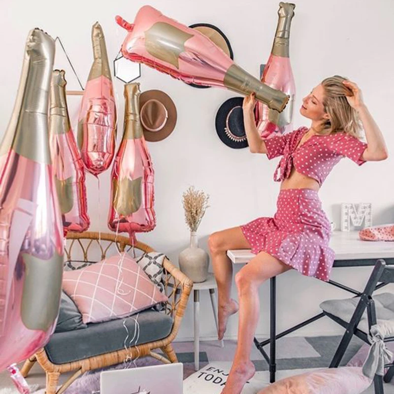 5pcs Large Bottle Balloons Adu - Wine Root Beer 评论和价格