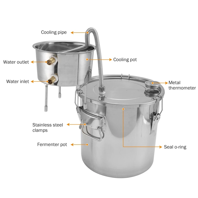 11L Alcohol Water Distiller Bo - Wine Beer Distillation 评论和价格