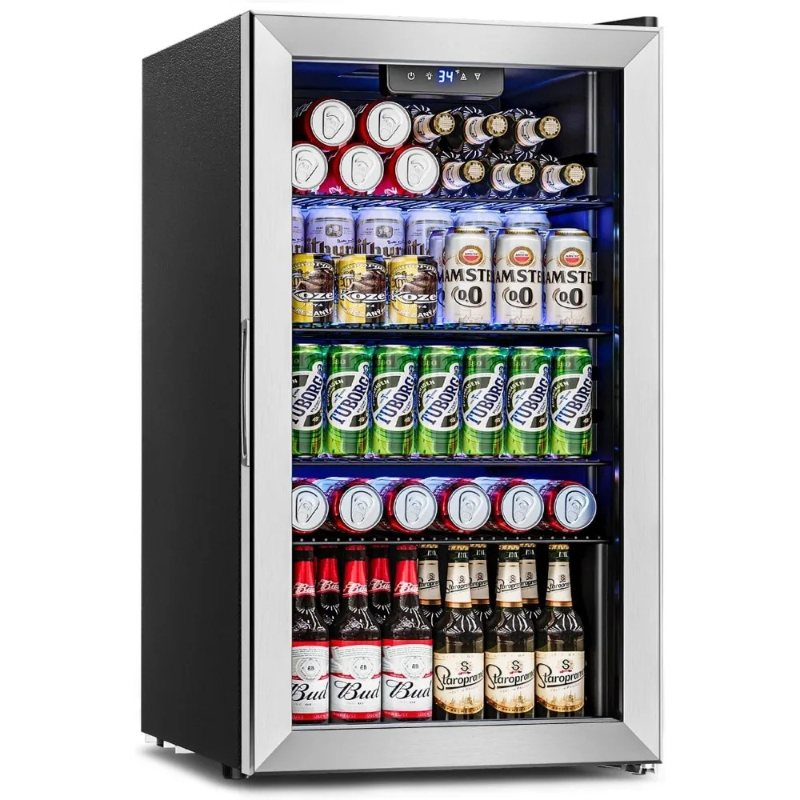 Beverage Refrigerator Cooler - - Wine Beer Fridge Small 评论和价格