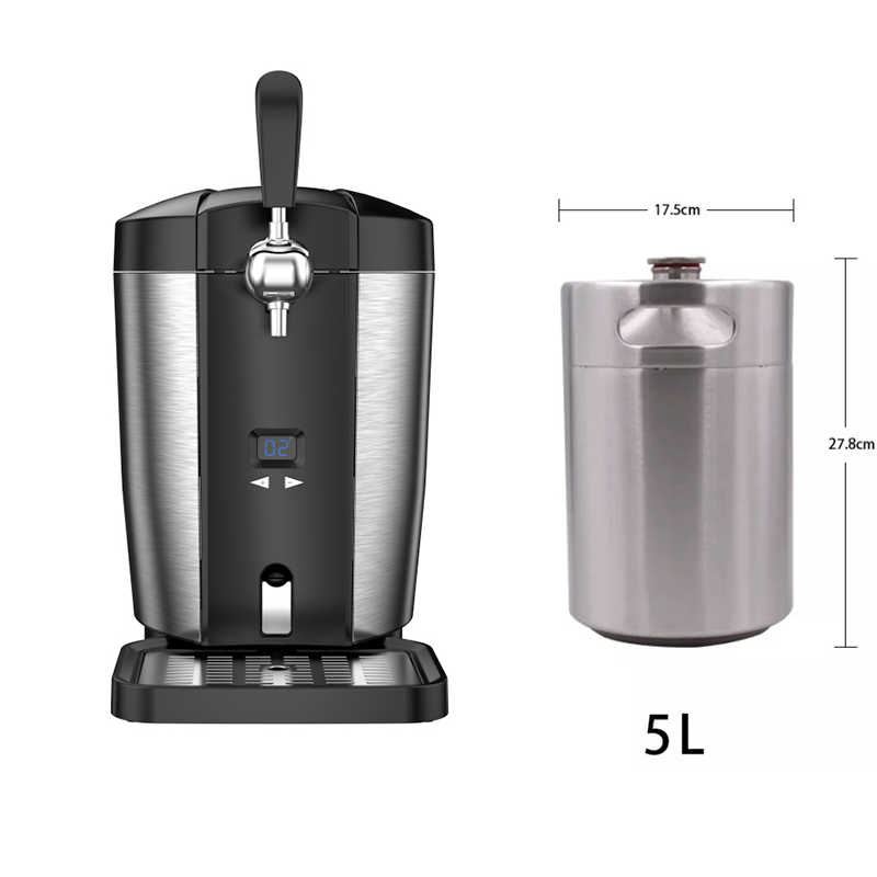 5L Keg Beer Dispenser, Portabl - Wine Beer Distillation 评论和价格
