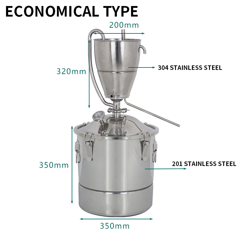 30L Stainless Steel Water Alco - Wine Beer Distillation 评论和价格