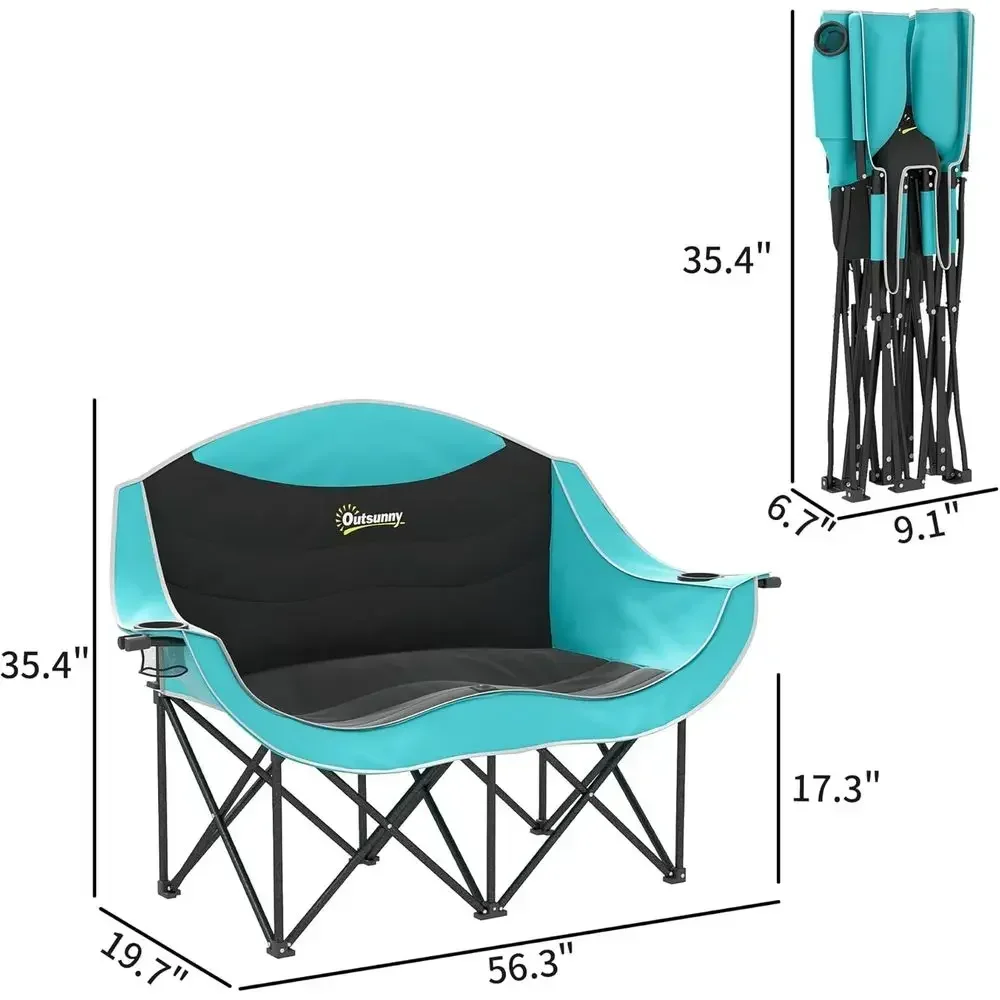 Two-Person Padded Folding Camp - Wine Bag Carry Two 评论和价格