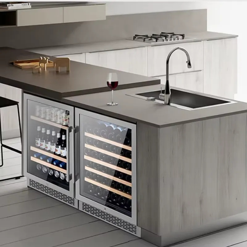 48 Bottle Wine Fridge Dual Gla - Wine Beer Fridge Cabinet 评论和价格
