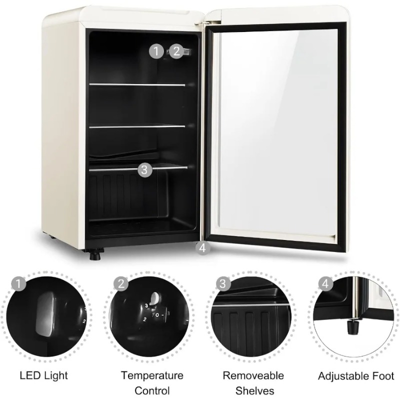 Retro Beverage Refrigerator Co - Wine Beer Mini Fridge 评论和价格