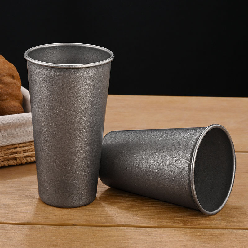 Retro Silver Stainless Steel D - Wine Beer Drink 评论和价格