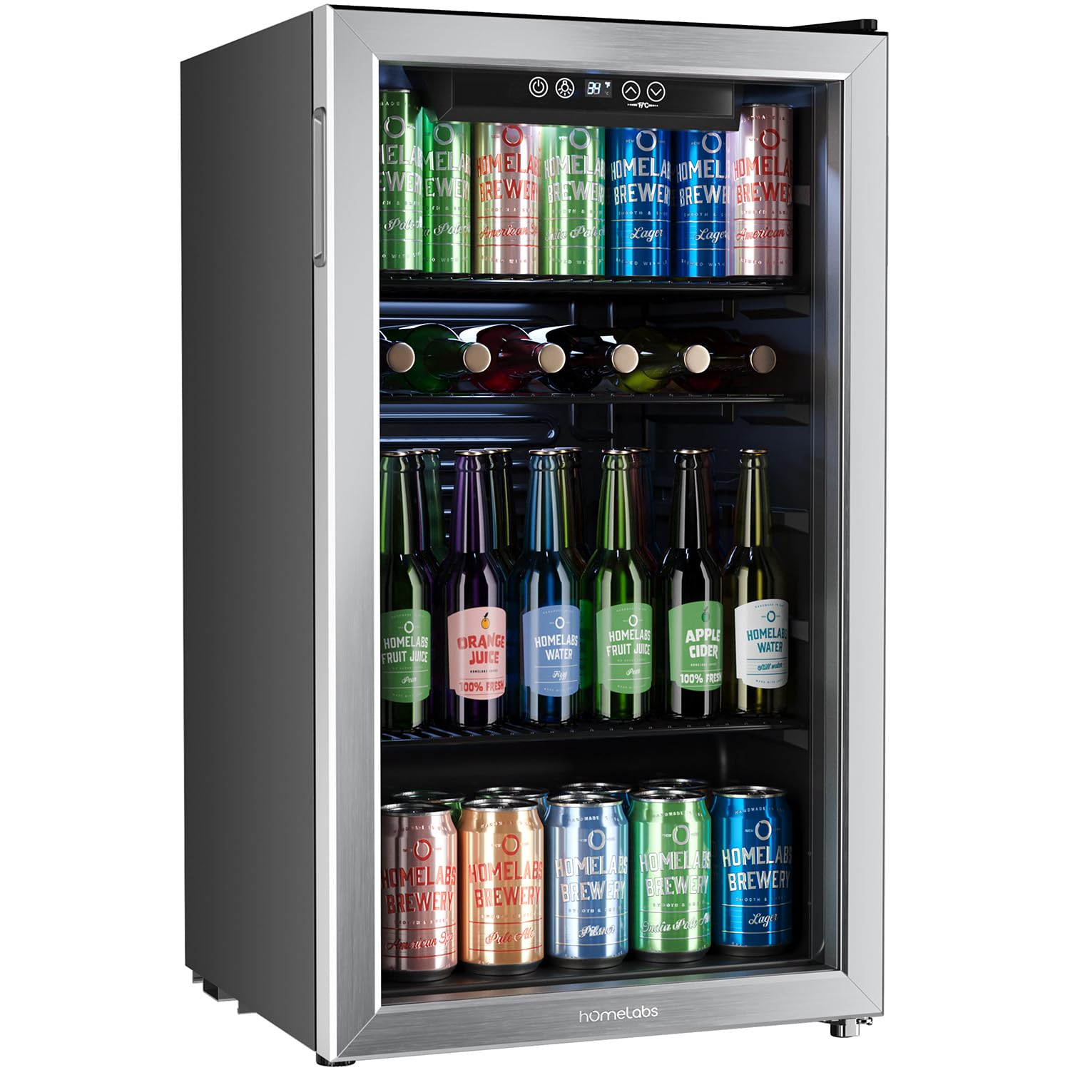 Beverage Refrigerator & Cooler - Wine Beer Mini Fridge 评论和价格