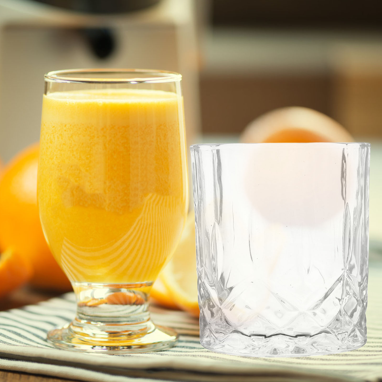 6Pcs Whiskey Glass Set Unique  - Wine Beer Drink 评论和价格