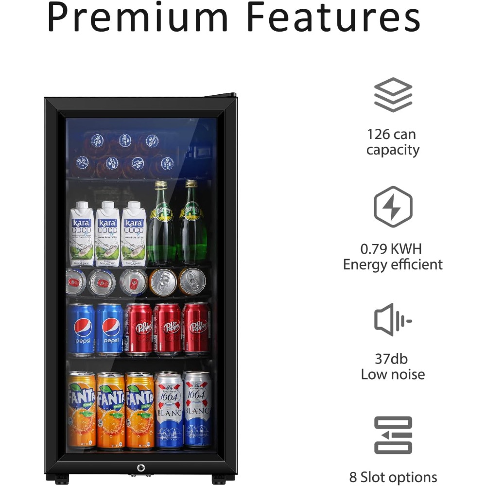 Beverage Refrigerator, Three P - Wine Beer Mini Fridge 评论和价格