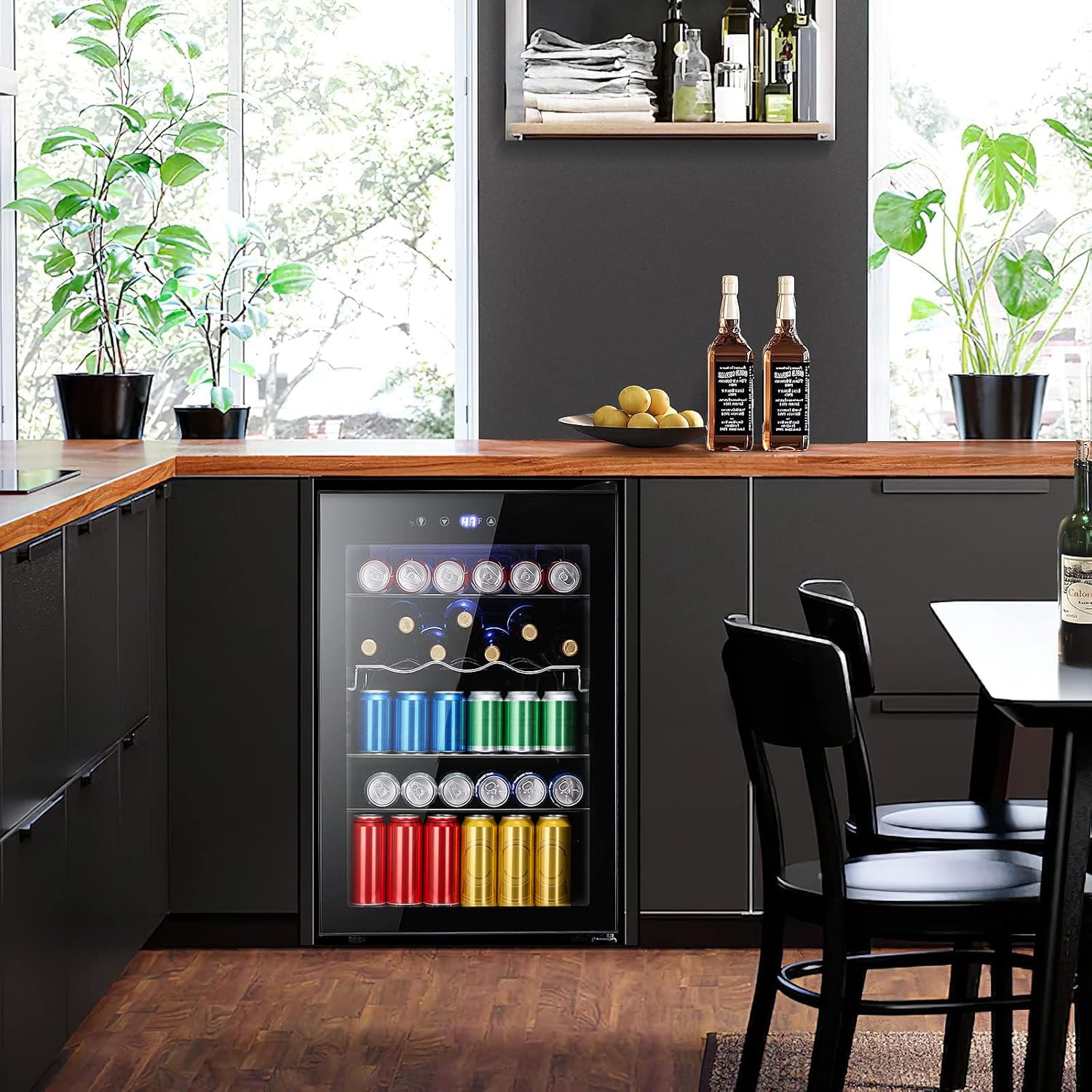 4.5 Cu.ft Beverage Cooler, 145 - Wine Beer Mini Fridge 评论和价格