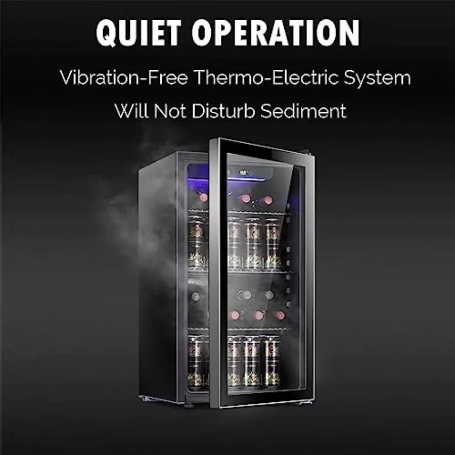 26 Bottle 130 Can Wine Cooler/ - Wine Beer Mini Fridge 评论和价格
