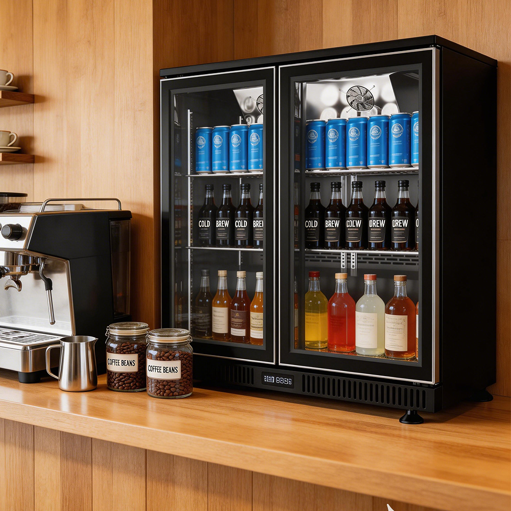 CE/RoHS 2 Door Bar Fridge 200L - Wine Beer Mini Fridge 评论和价格