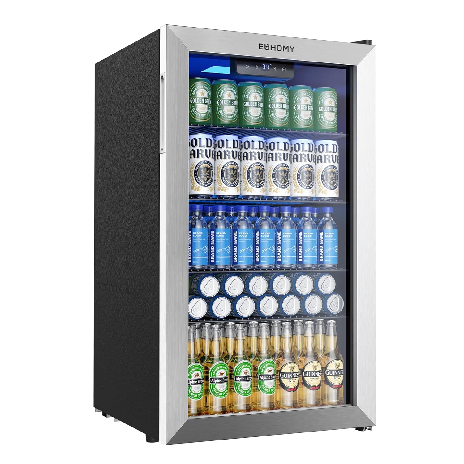 Mini Fridge 130 Can Beverage R - Wine Beer Mini Fridge 评论和价格