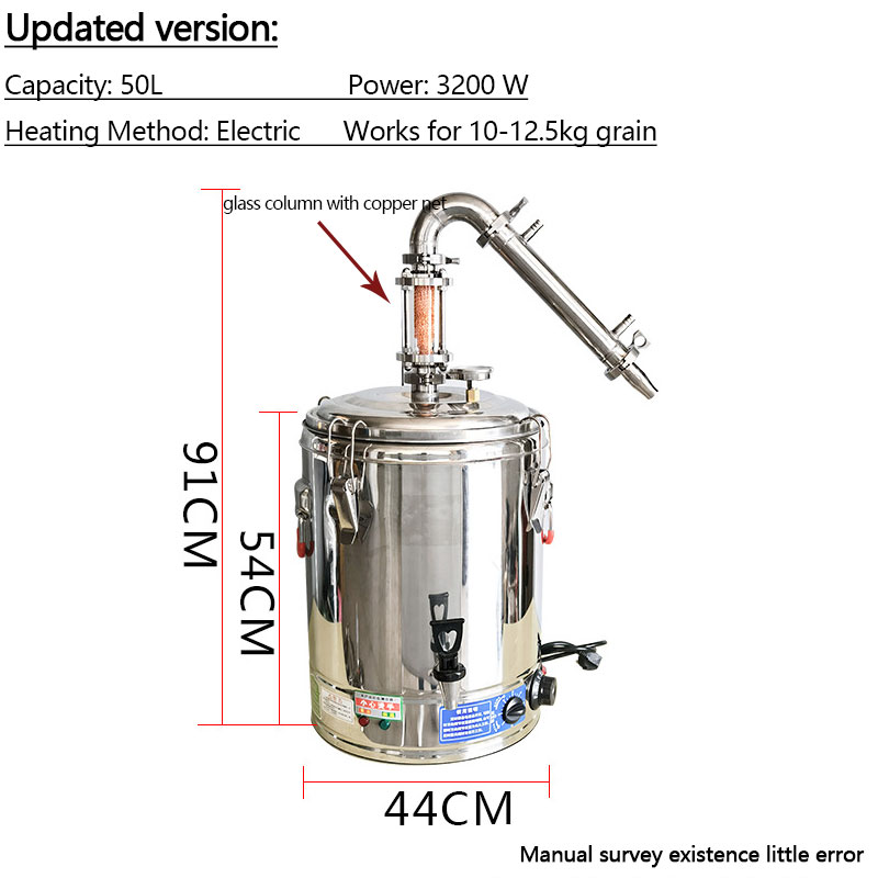 50L Distilling Column Alcohol  - Wine Beer Distillation 评论和价格
