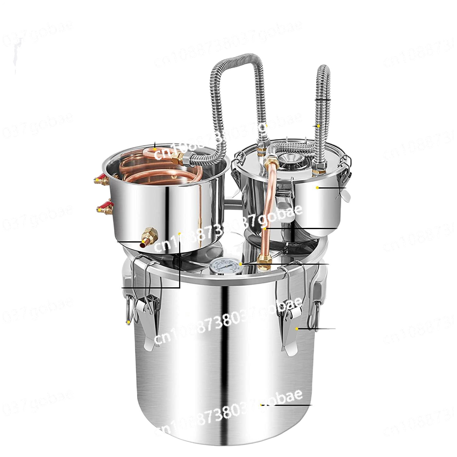 50L Stainless Steel Water Alco - Wine Beer Distillation 评论和价格